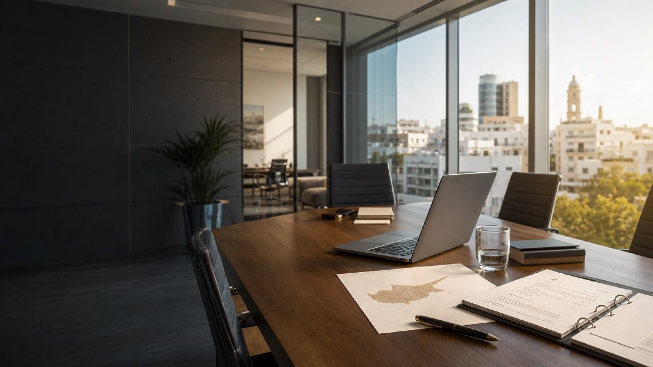 Professional Cyprus company formation advisory setting in a modern office
